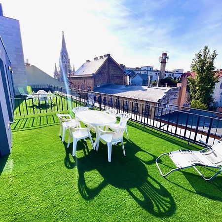 Budapest Downtown Residences Leo - Ac, Elevator, Terrace Bagian luar foto