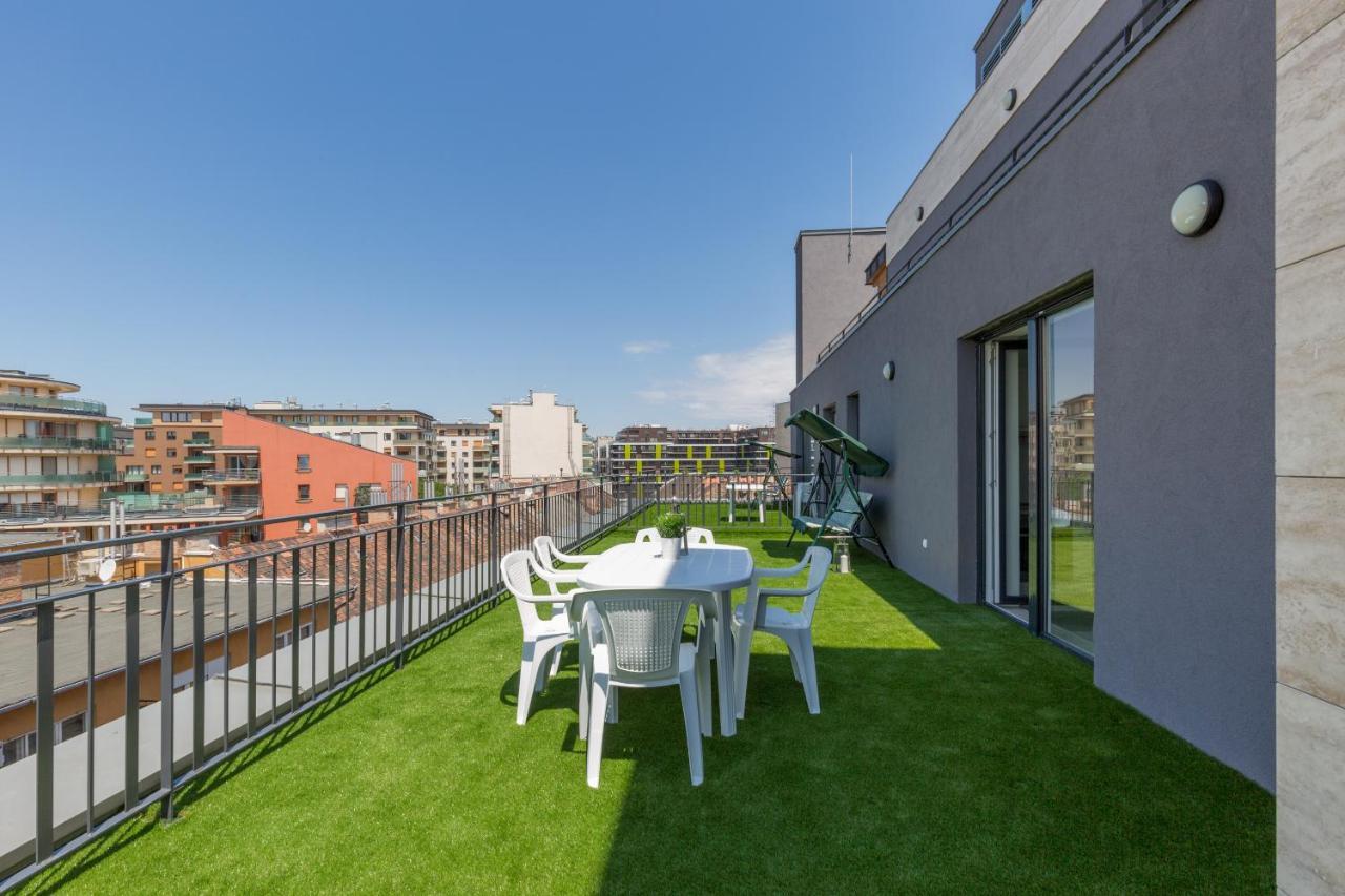 Budapest Downtown Residences Leo - Ac, Elevator, Terrace Bagian luar foto